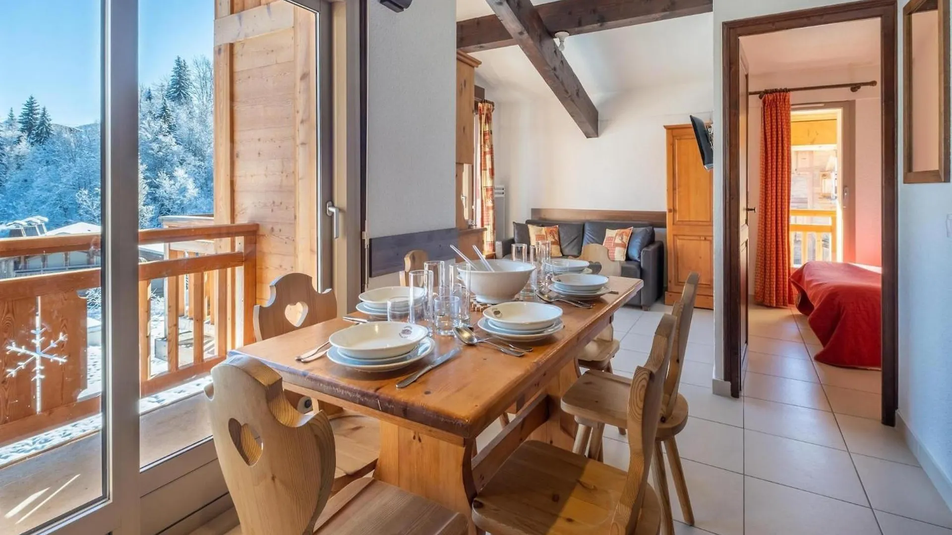 Nice Apartment With Balcony Megeve